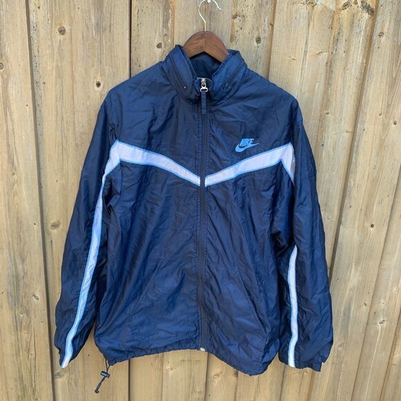 Vintage Nike Windbreaker Jacket XL Blue - Picture 2 of 5